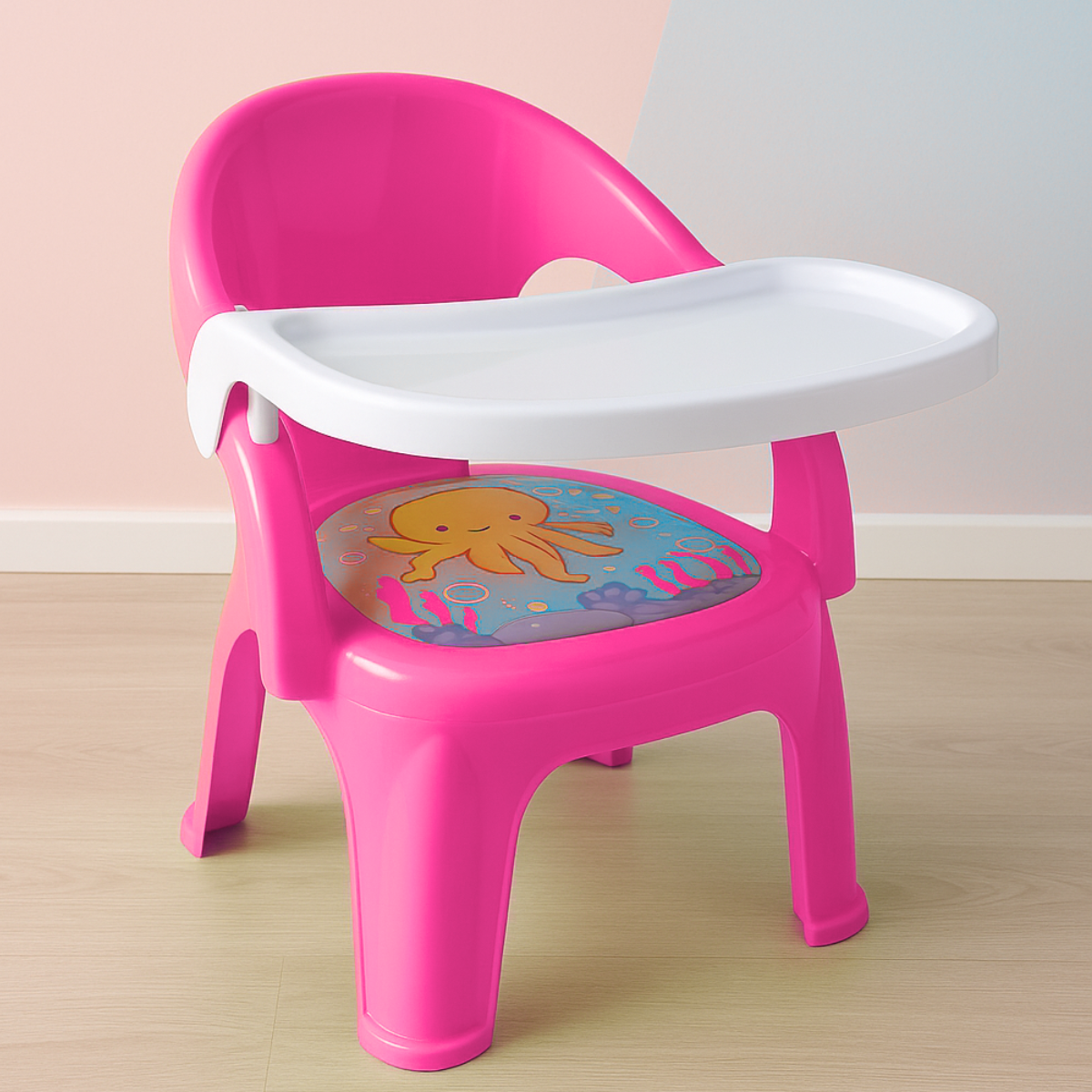 Silla chillona con tablero para niños
