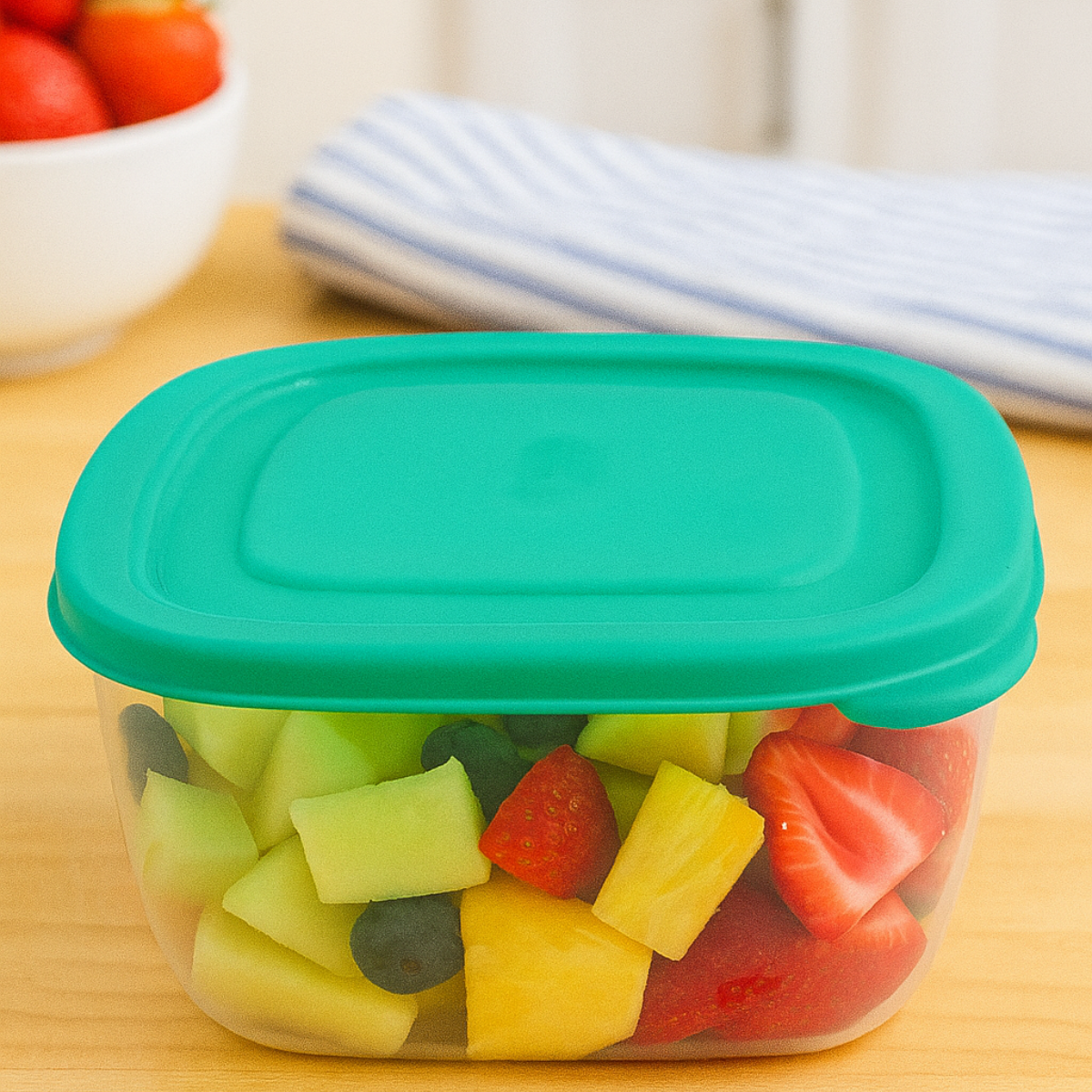 Recipiente Cuadrado de plástico