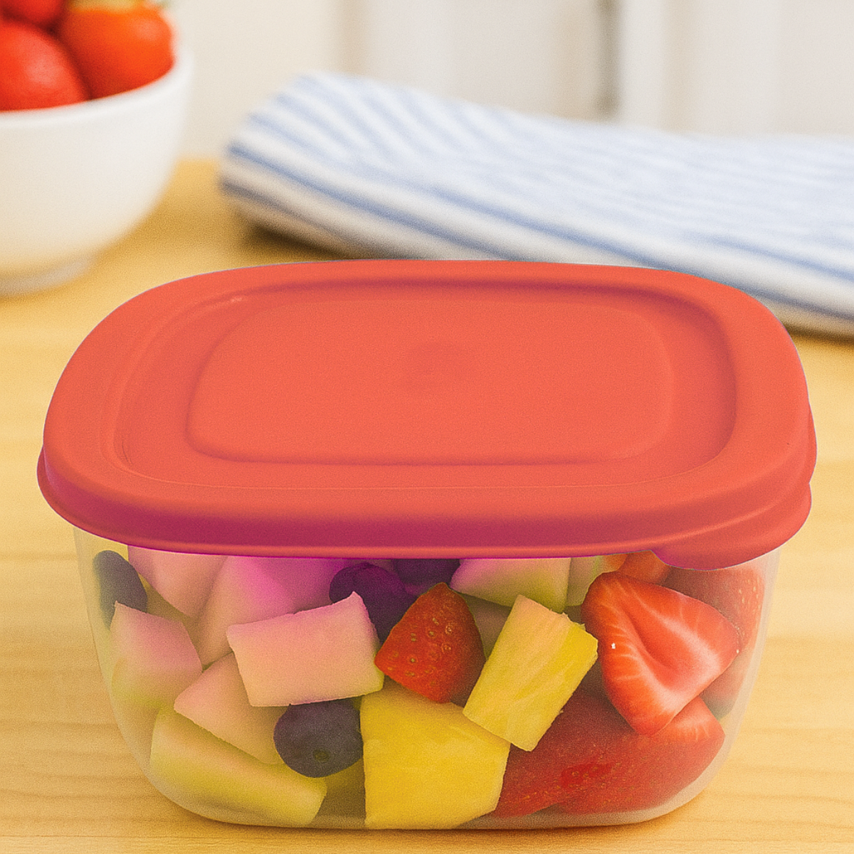 Recipiente Cuadrado de plástico