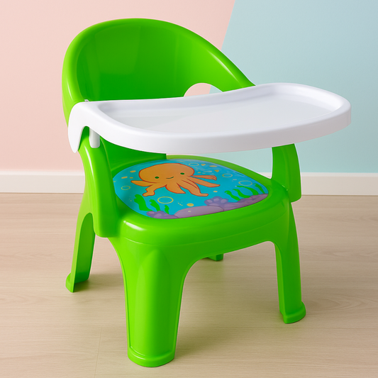Silla chillona con tablero para niños