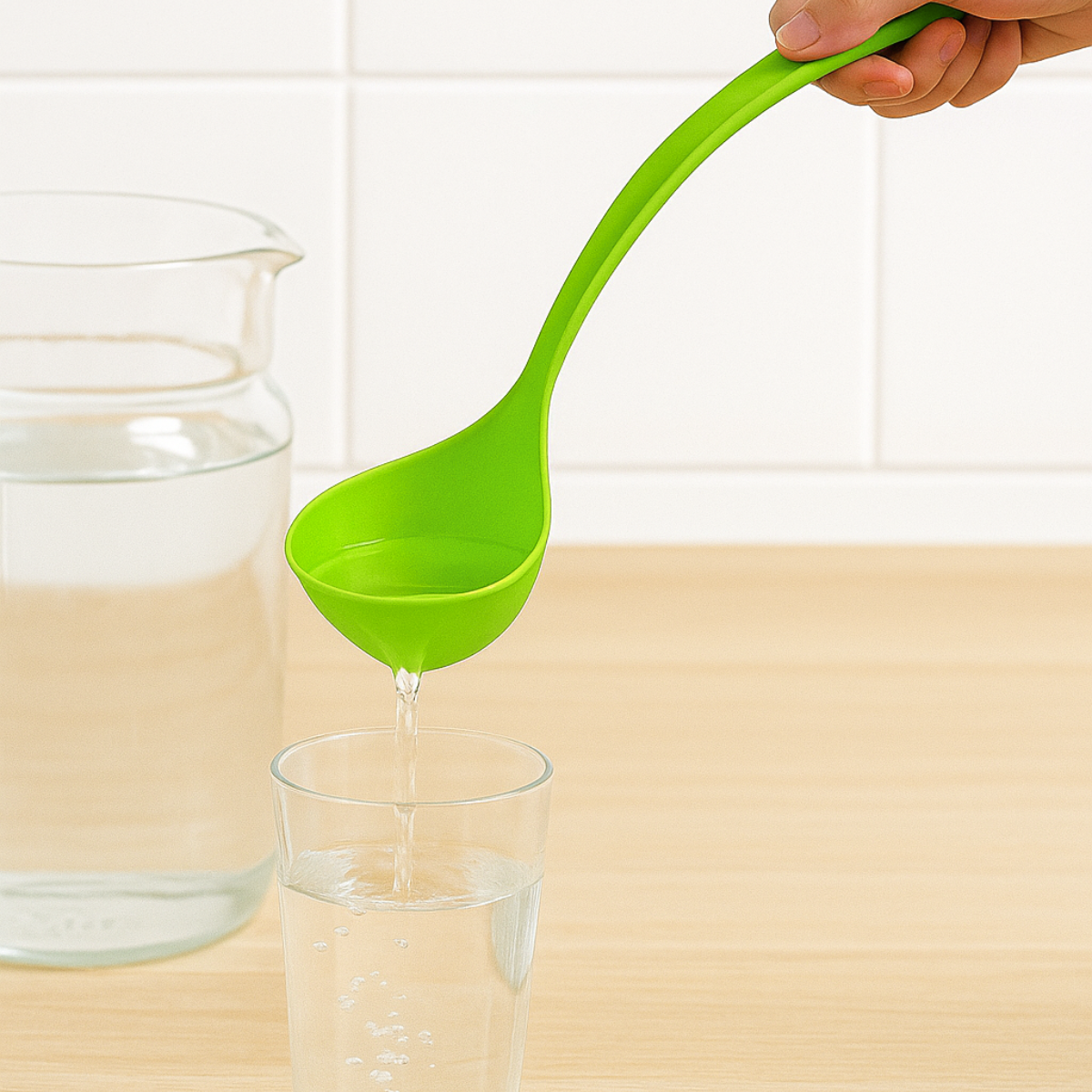 Cucharón de plástico mediano