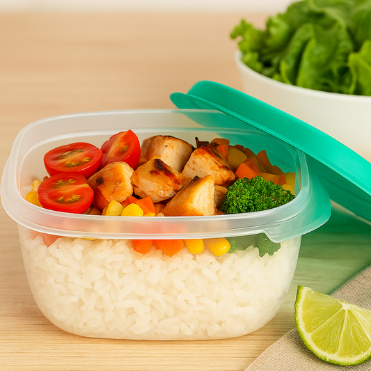 Recipiente Cuadrado de plástico