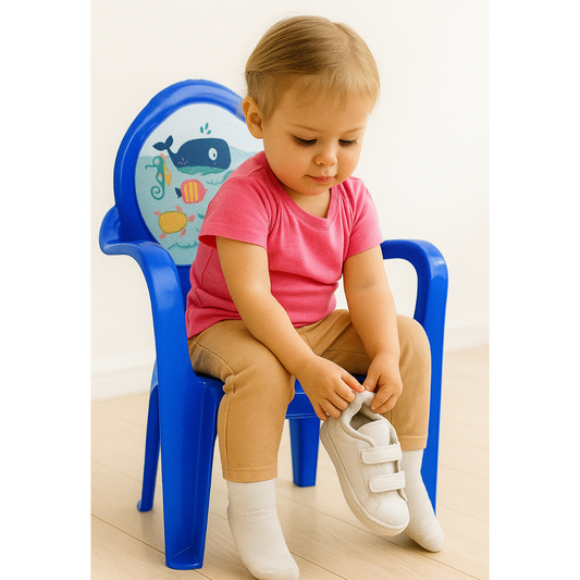 Silla infantil de plástico