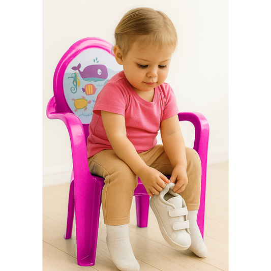 Silla infantil de plástico