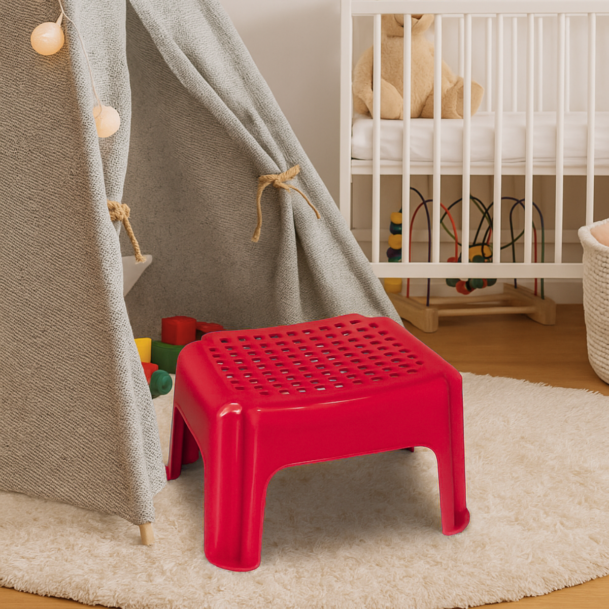 Banco infantil de plástico