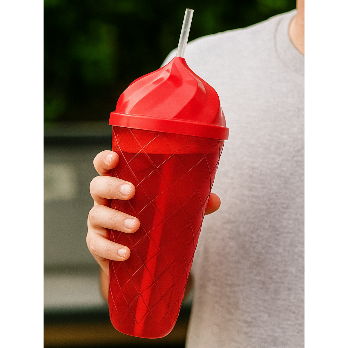 Vaso con forma de Helado