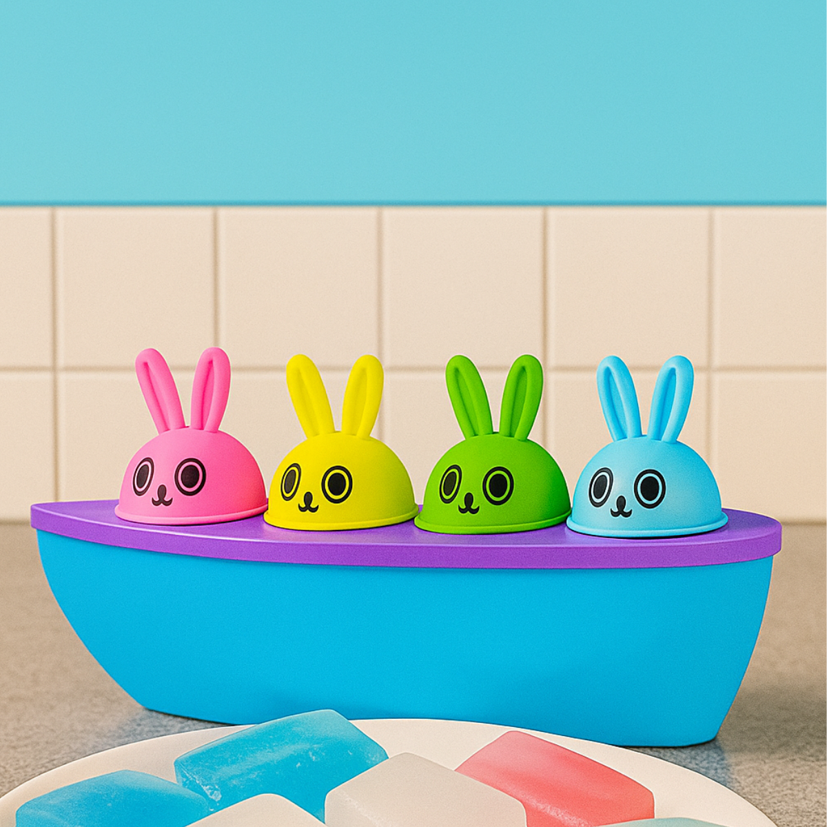 Molde para paletas de conejito