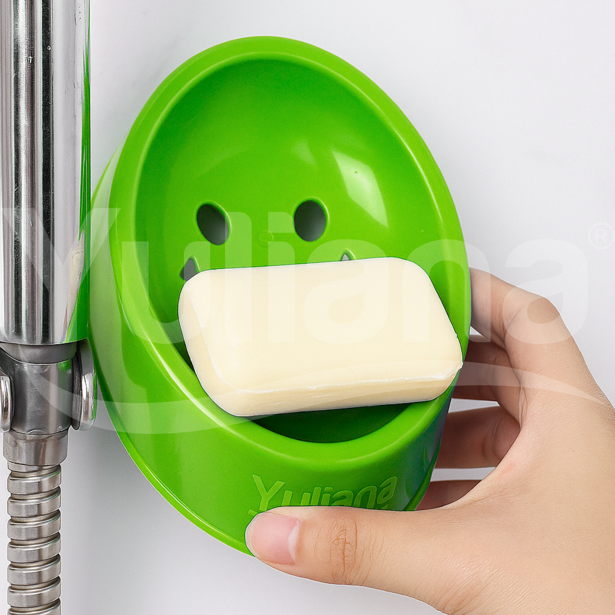 Jabonera de plástico para baño