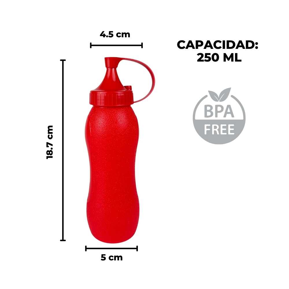 Set de dispensadores de catsup (250 ml)