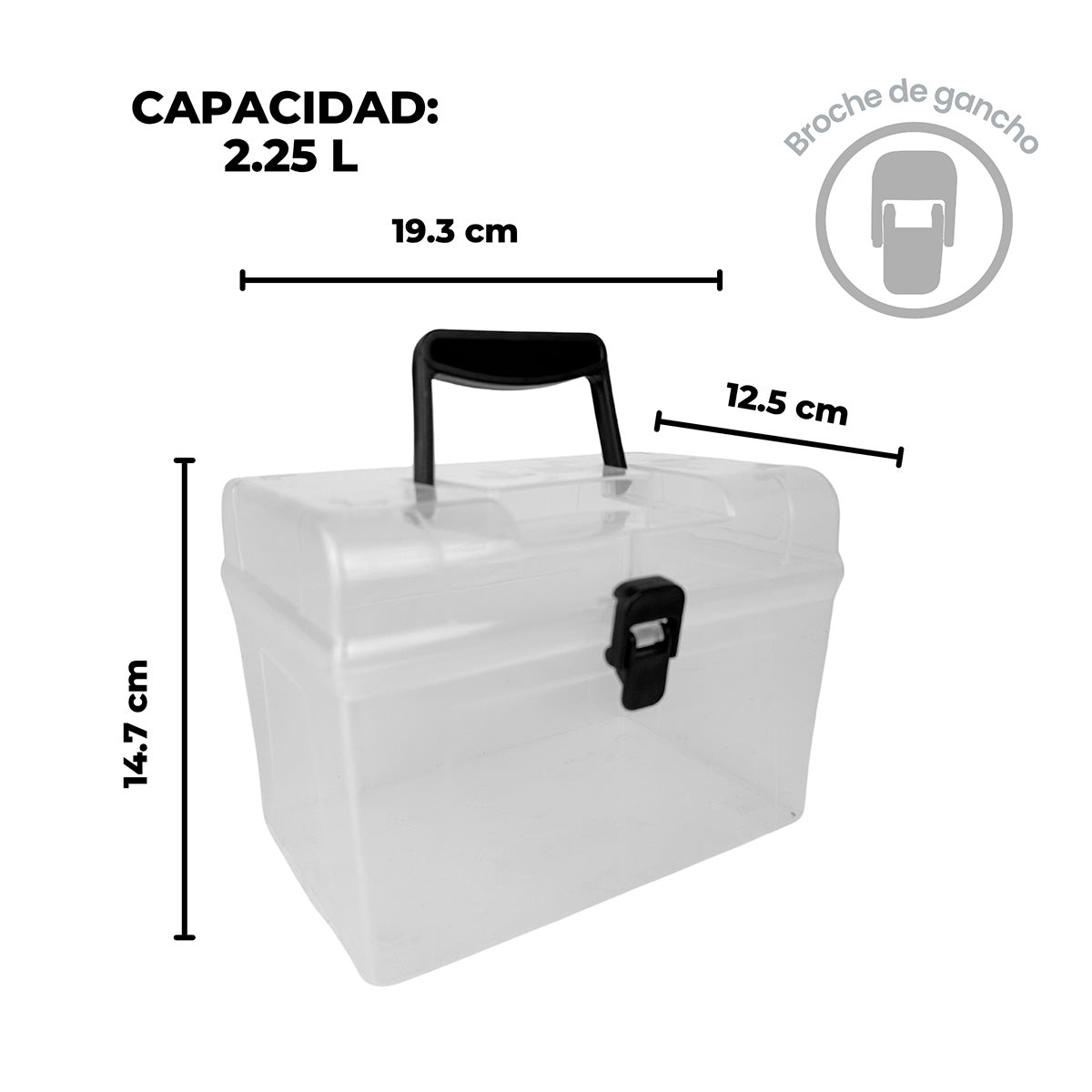 Cosmetiquera de plástico