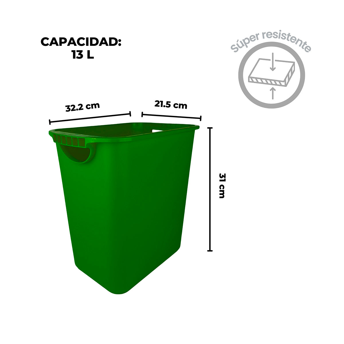 Bote de basura para oficina
