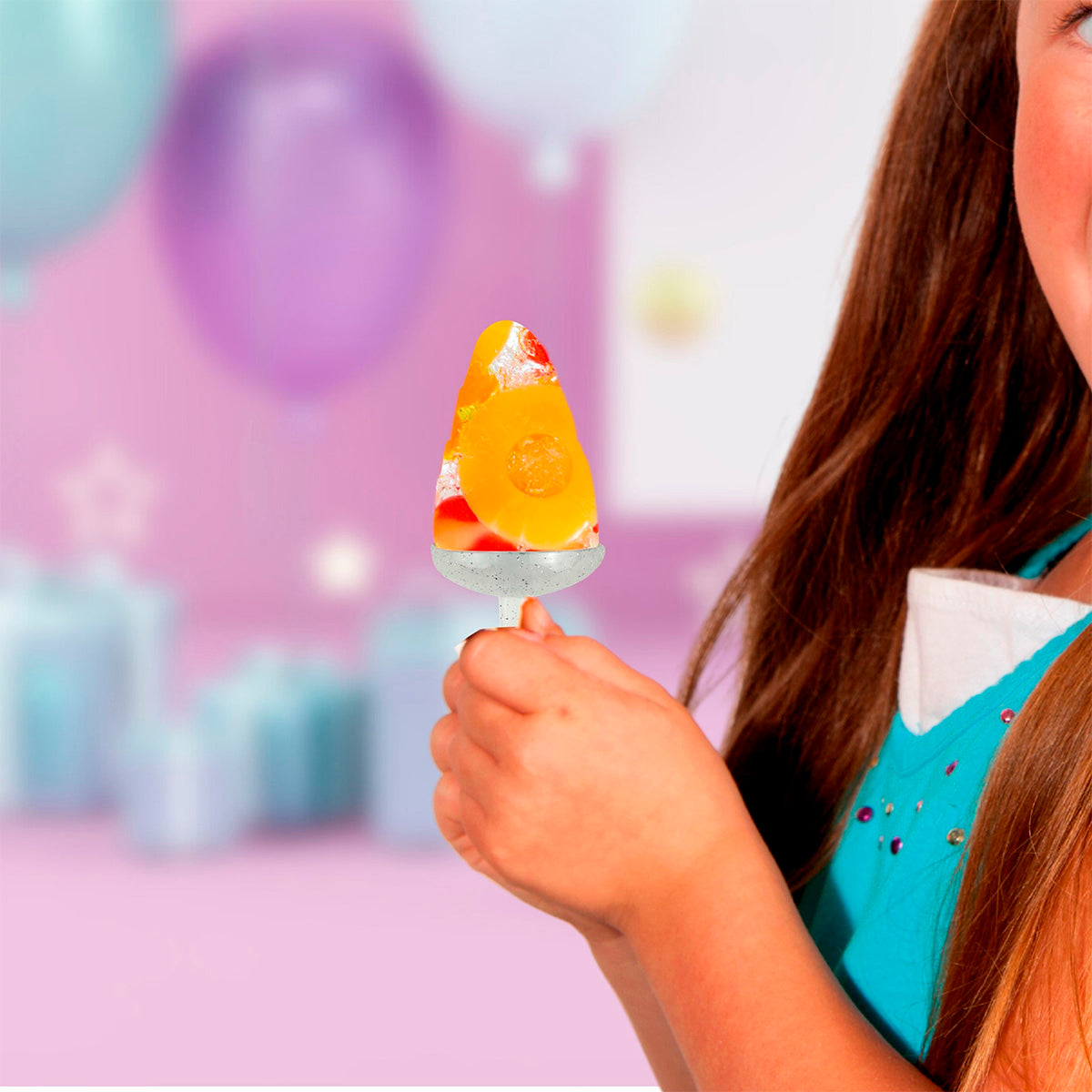 Molde para paletas con glitter