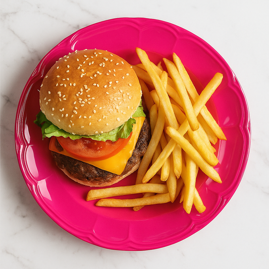 Plato Trinche de plástico 11" Decorado