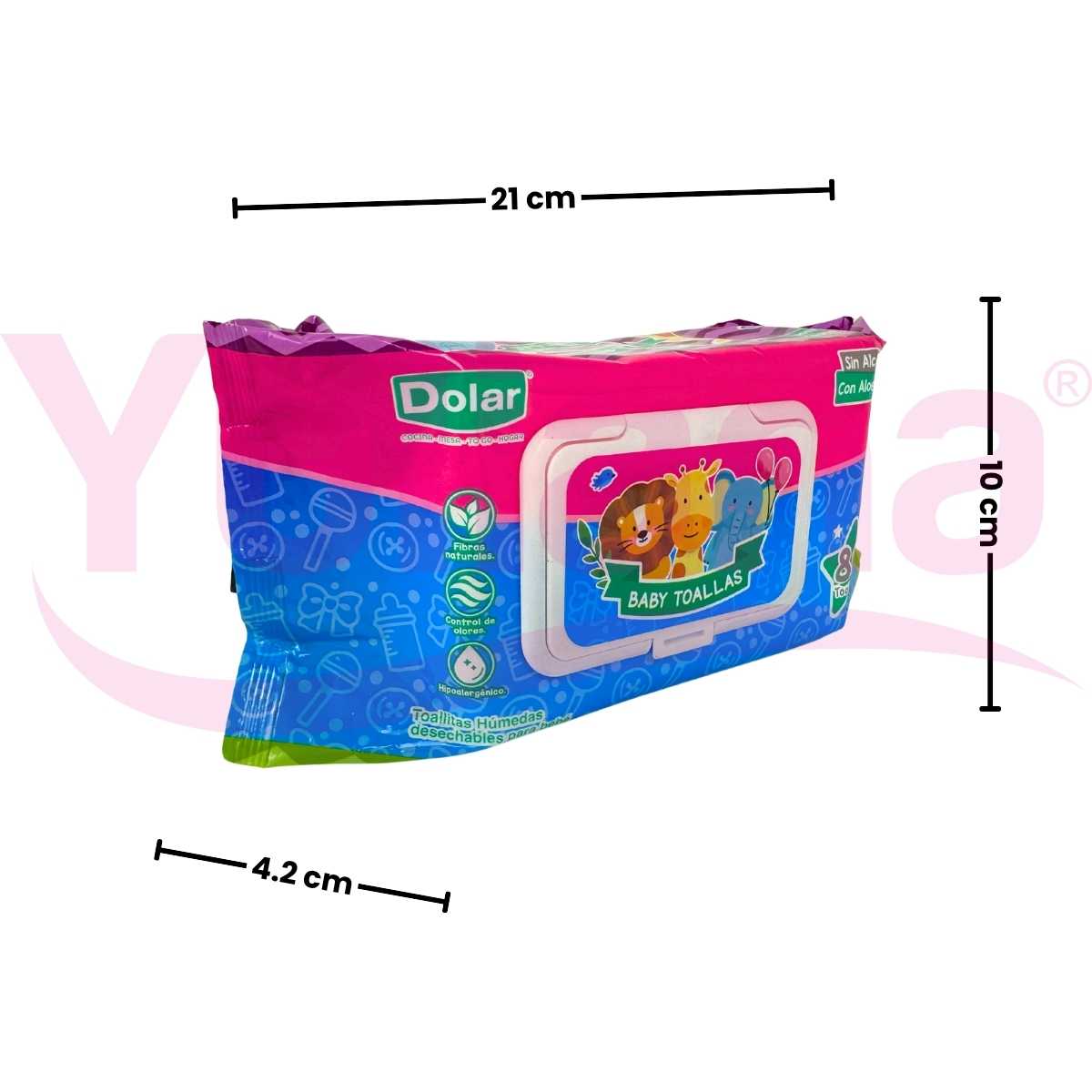 Toallitas húmedas para bebe 80 pz