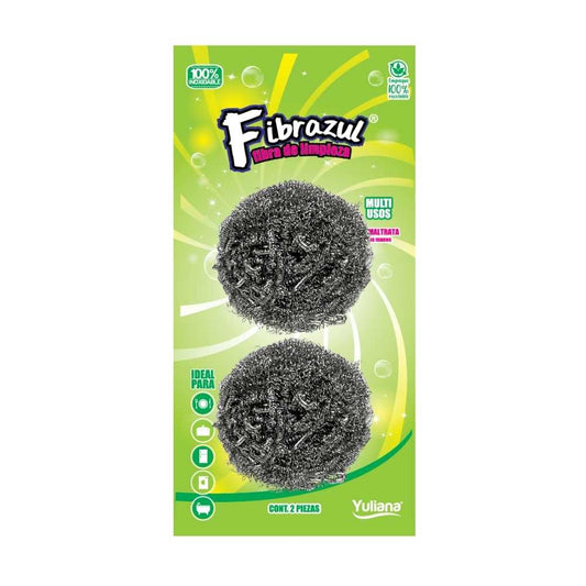 Fibra de acero inoxidable (2 pz)