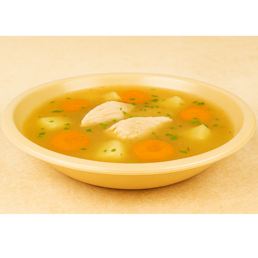 Plato sopero institucional 8" Beige 600 ML