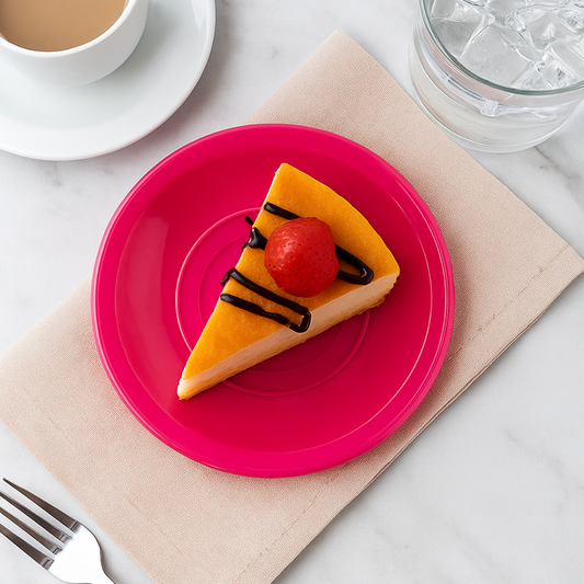 Plato Pastelero de plástico 6.5"