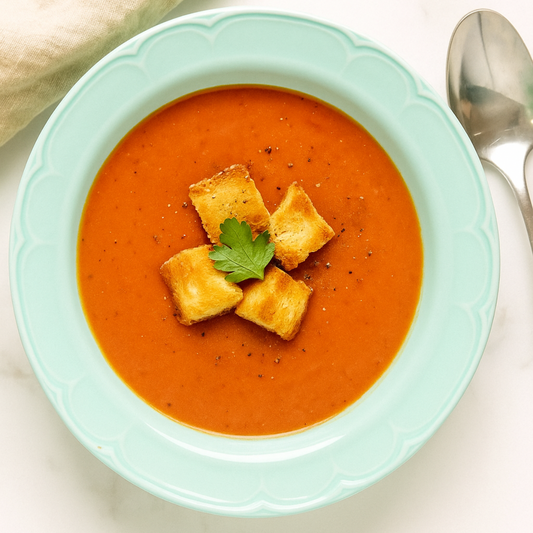 Plato Sopero de plástico 8.5" Decorado colores pastel