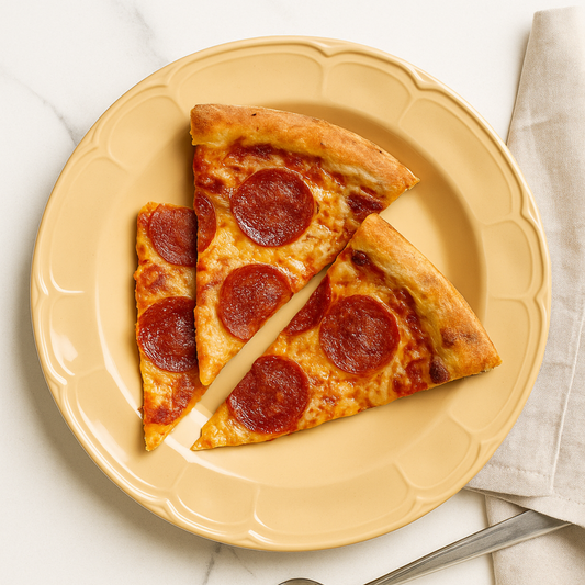 Plato Trinche de plástico 11" Decorado Clásico