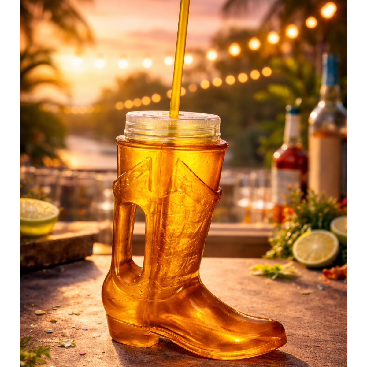 Vaso en forma de Bota vaquera 1 Litro