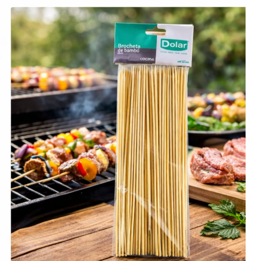 Brocheta de bambú 100 Piezas