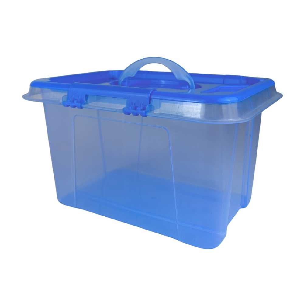 Caja de plástico con asa 2.5 Litros Colores