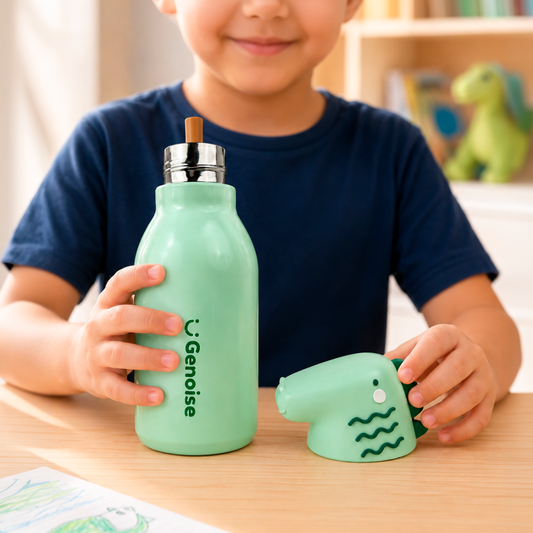 Termo Infantil con Tapa de Animalito 450 ML