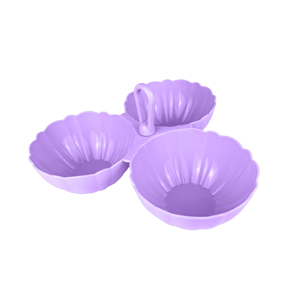 Salsera Triple de plástico