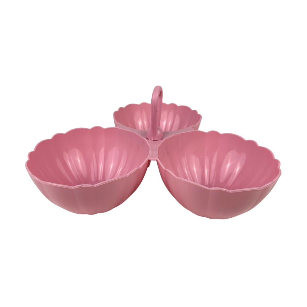 Salsera Triple de plástico Colors