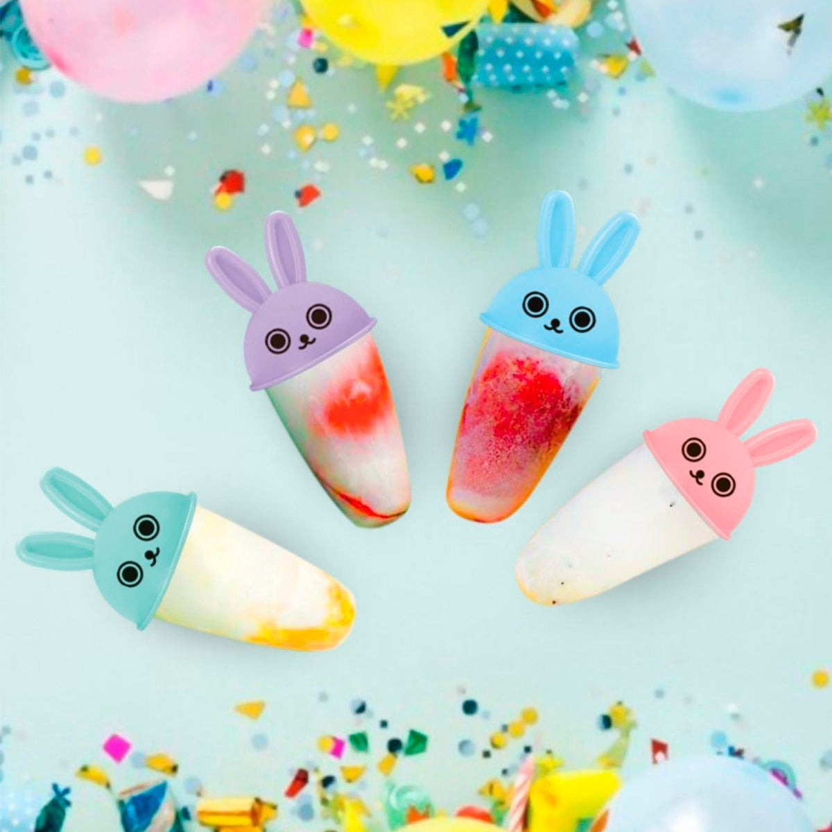 Molde para paletas de conejito