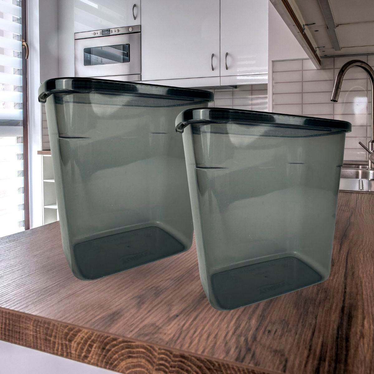Set de 2 contenedores de cocina 2.2 L