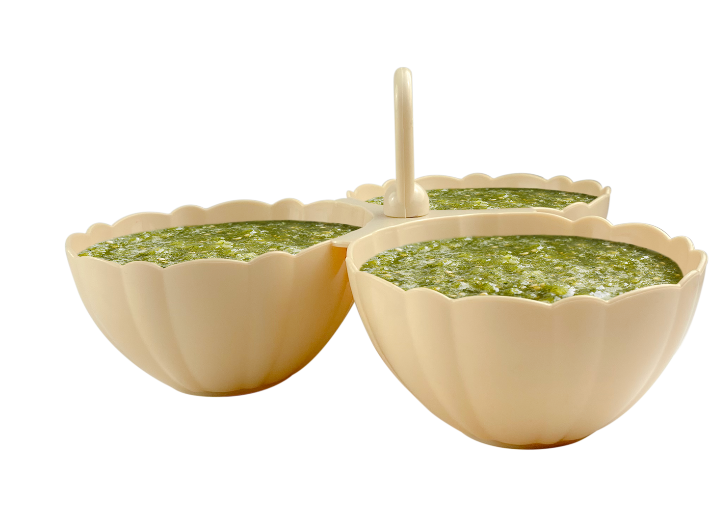 Salsera Triple de plástico