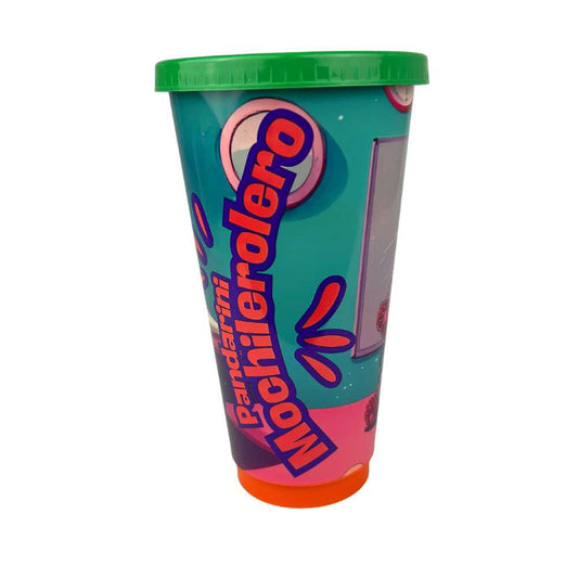 Vaso con tapa y popote 26 Oz