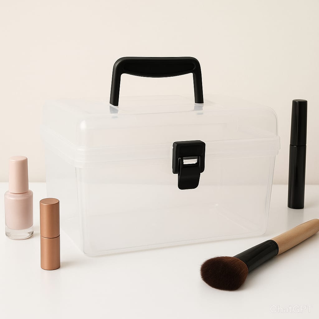 Cosmetiquera de plástico