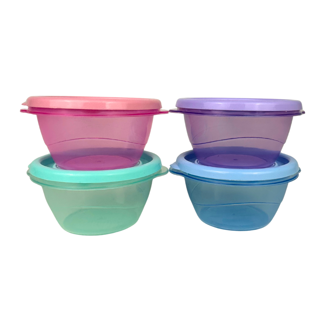 Recipientes Redondos Mini 60ml (Kit 4 pzs)