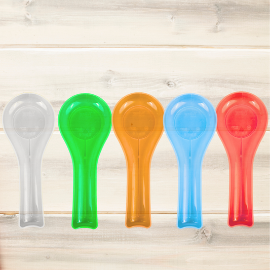 Porta cucharas decoradas (5 piezas)