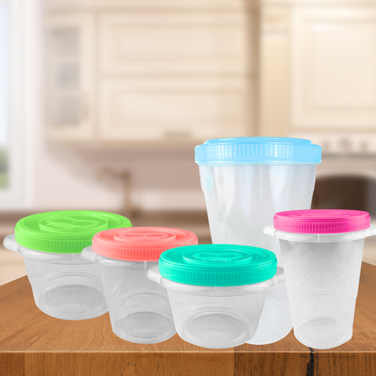 Contenedores con tapa de rosca