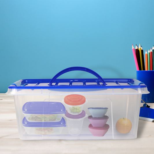 Caja de plástico con tapa