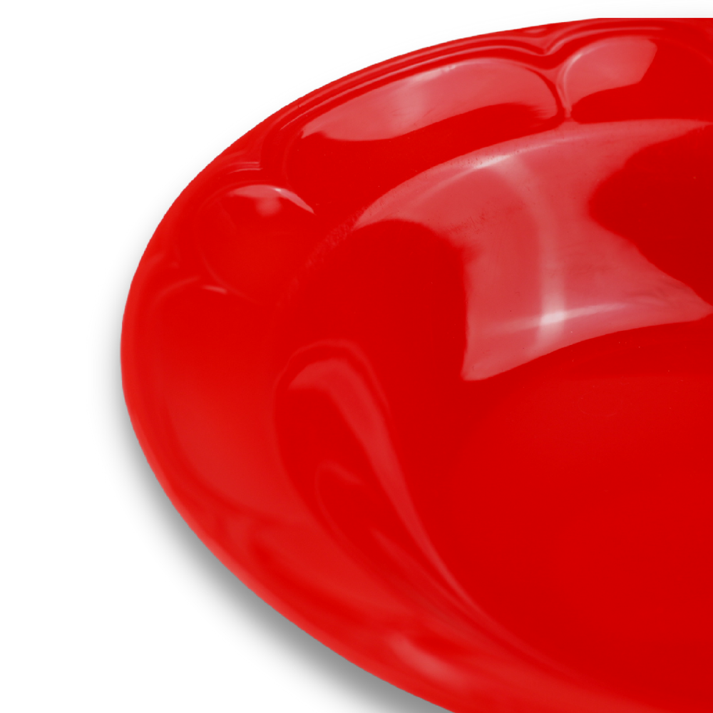 Plato Sopero de plástico 8.5" Decorado colores