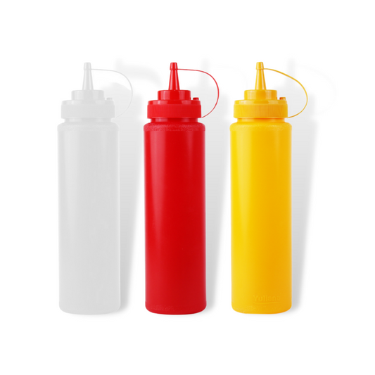 Set de dispensadores para mostaza 950ml (3 piezas)
