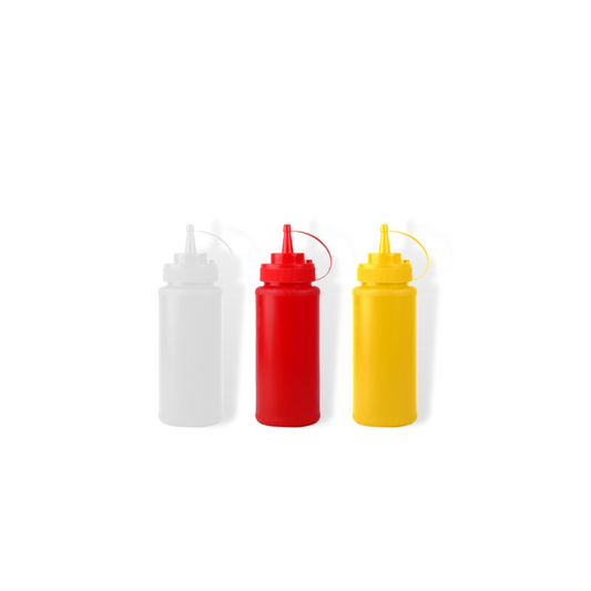 Set de dispensadores de catsup 250ml (3 piezas)