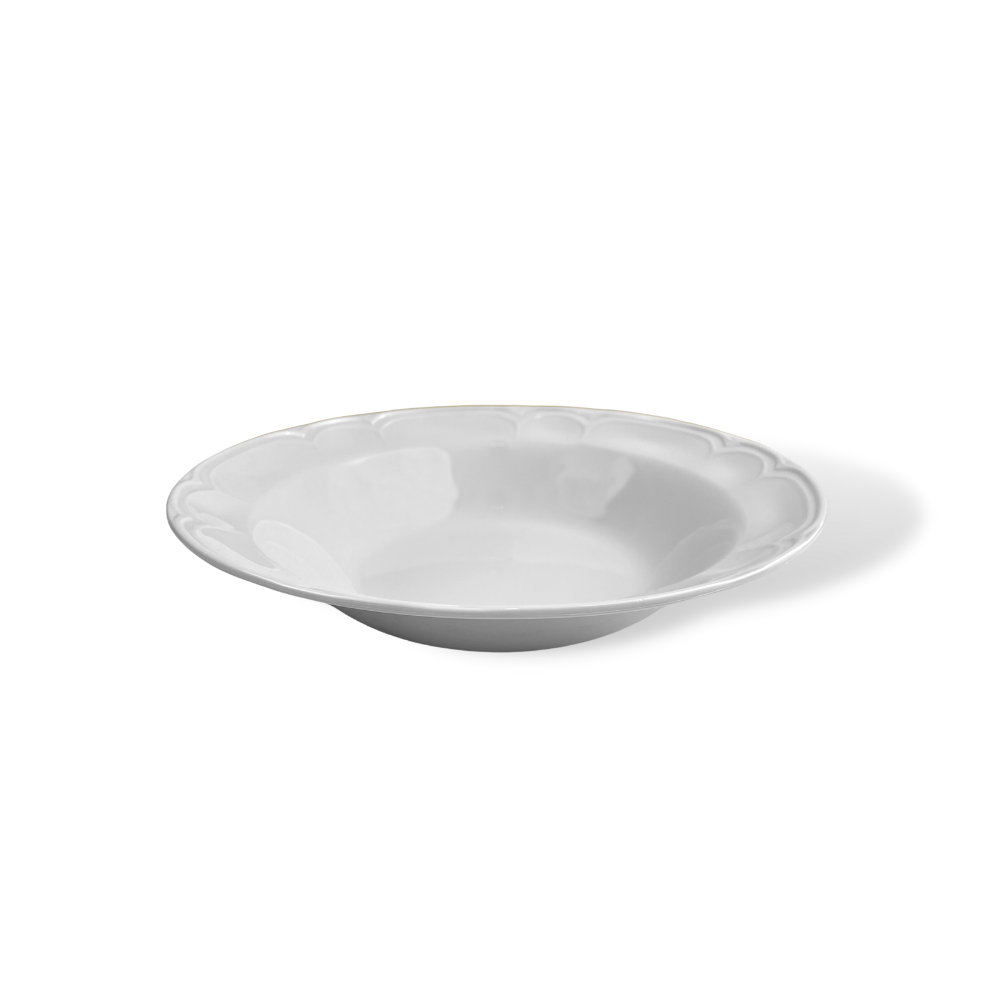Plato Sopero de plástico 8.5" Decorado Clásico