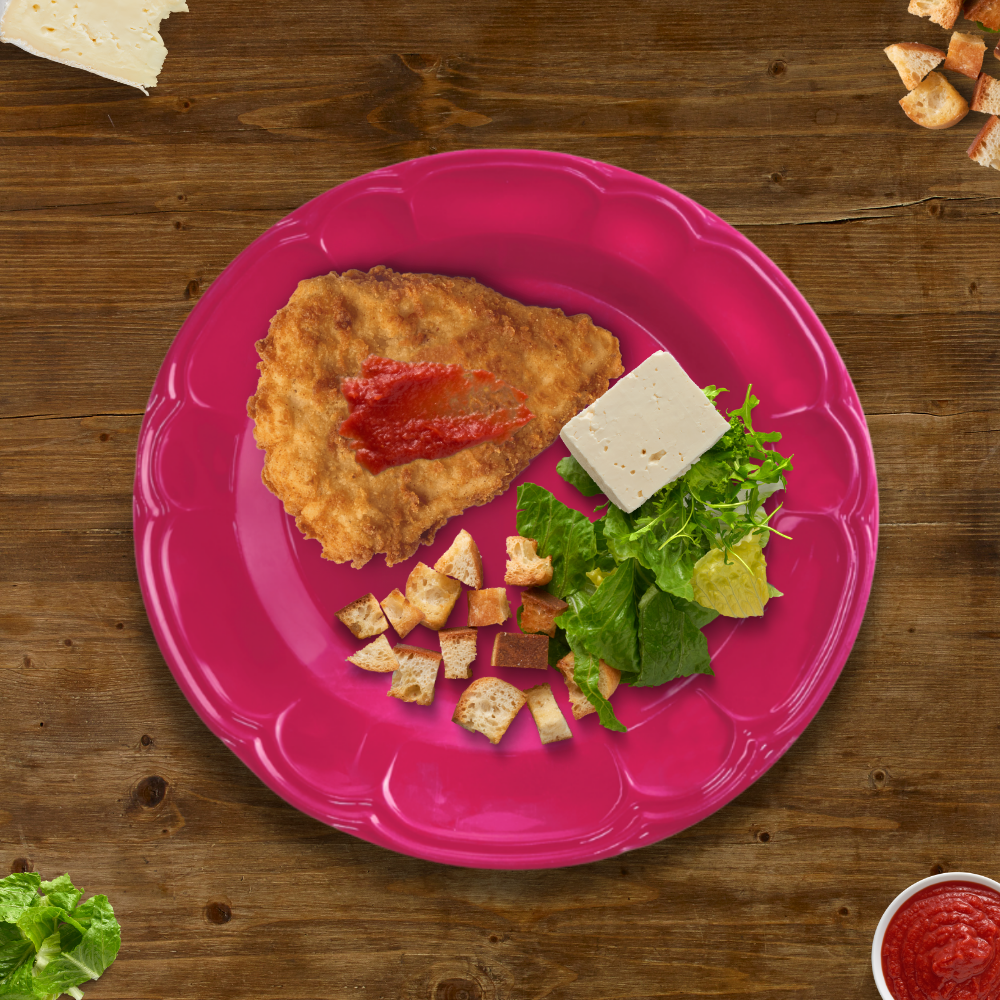 Plato Trinche de plástico 11" Decorado