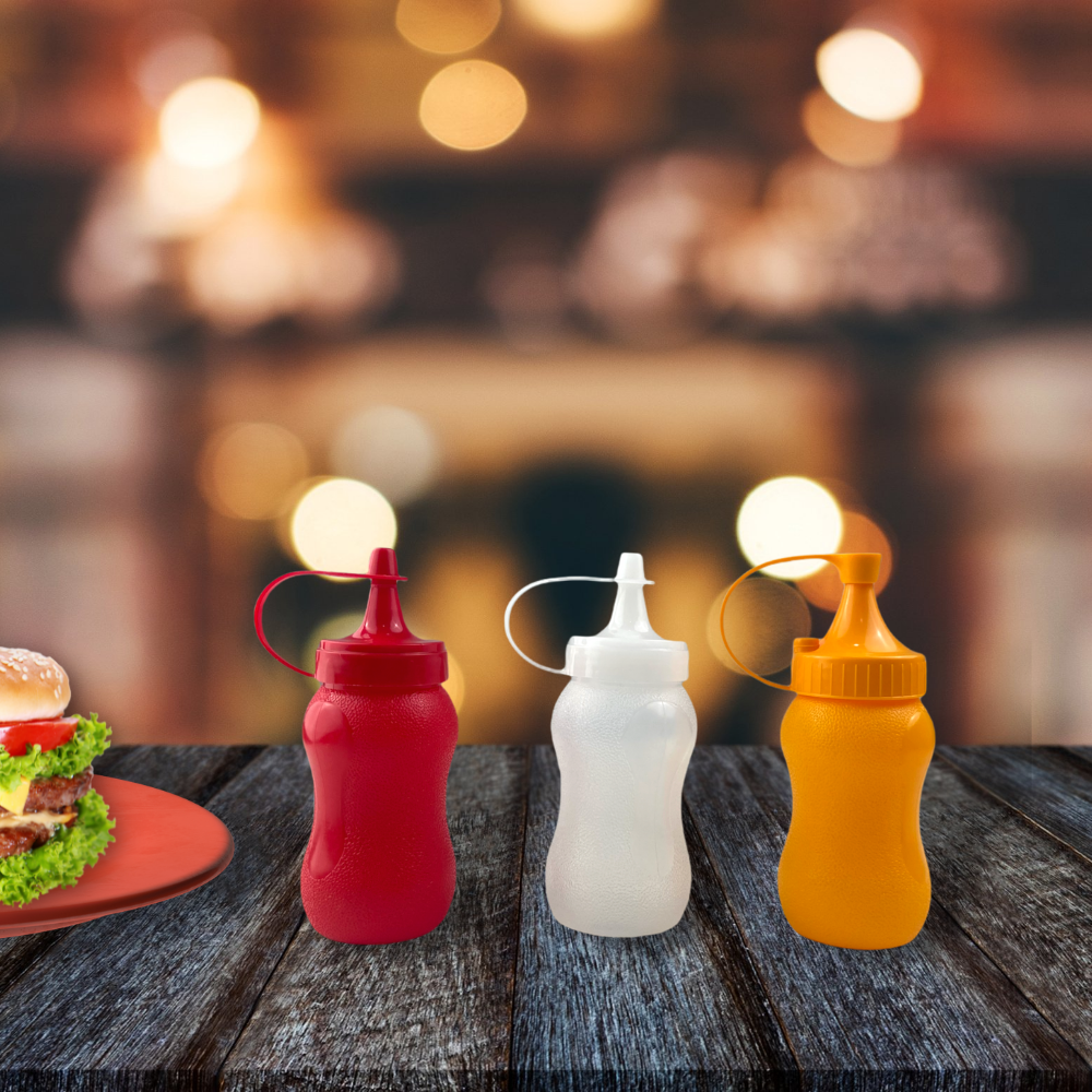 Set de dispensadores de catsup  (125 ml)