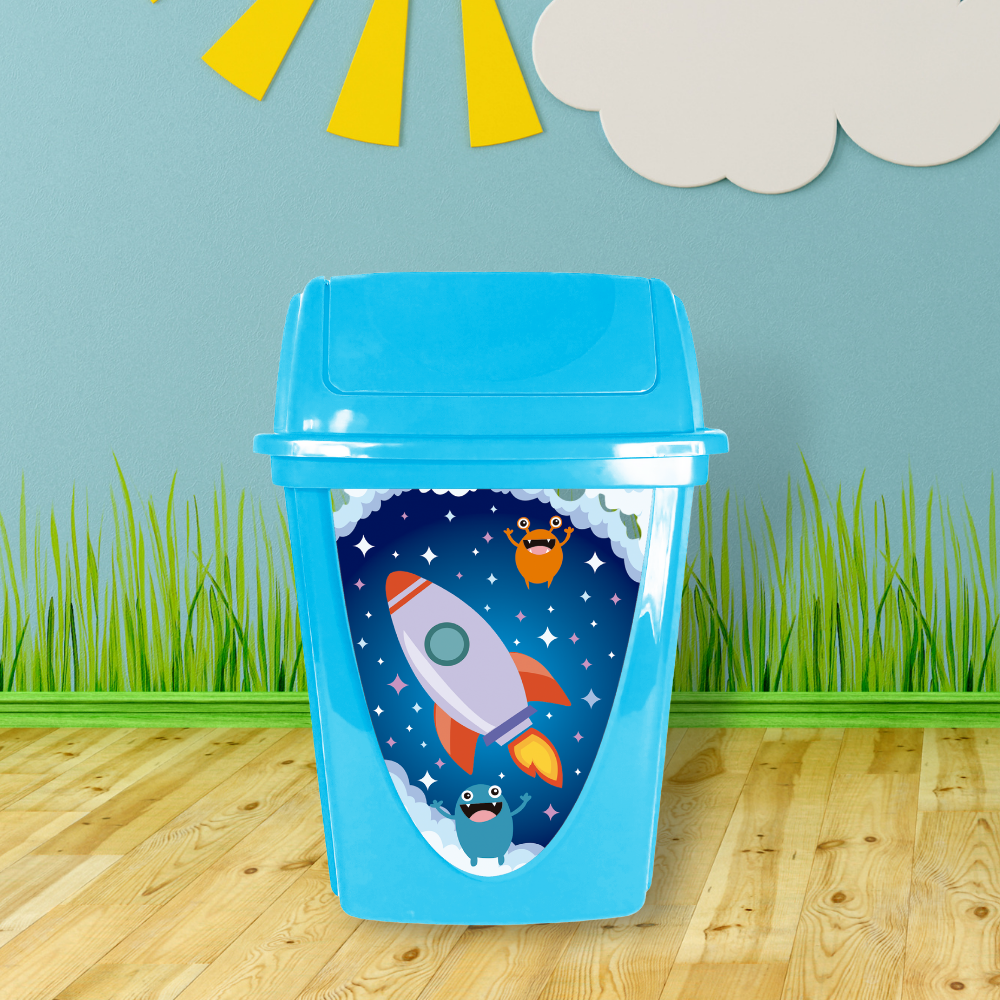 Basura Reciclaje Botes De Plastico Para Basura Con Tapa Bote De