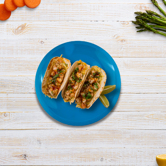 Plato Taquero de plástico 7.5"