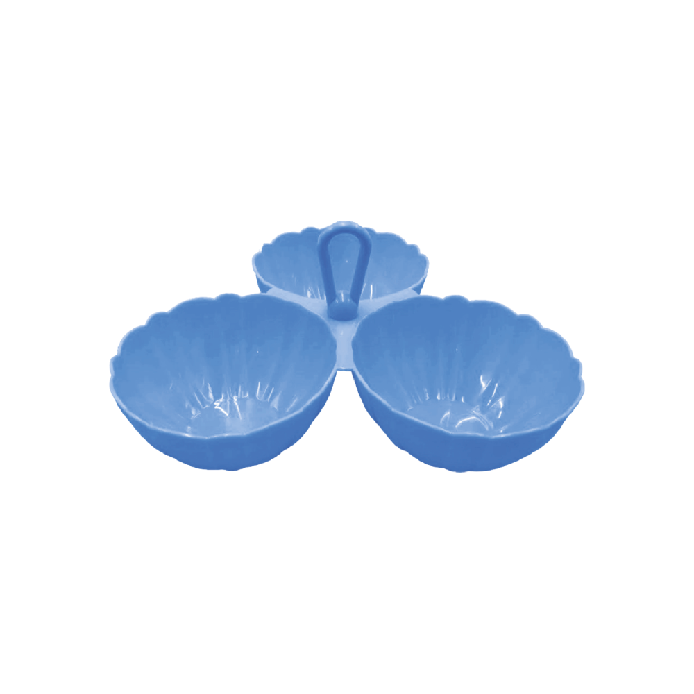 Salsera Triple de plástico