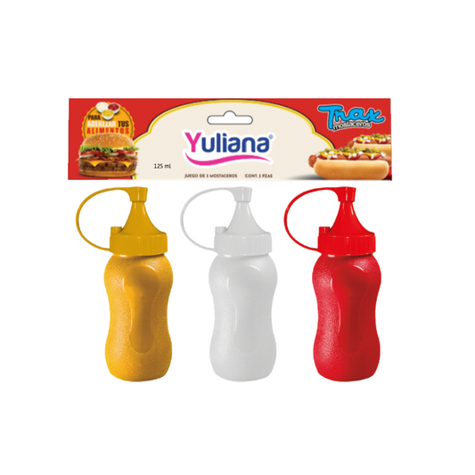 Set de dispensadores de catsup  (125 ml)