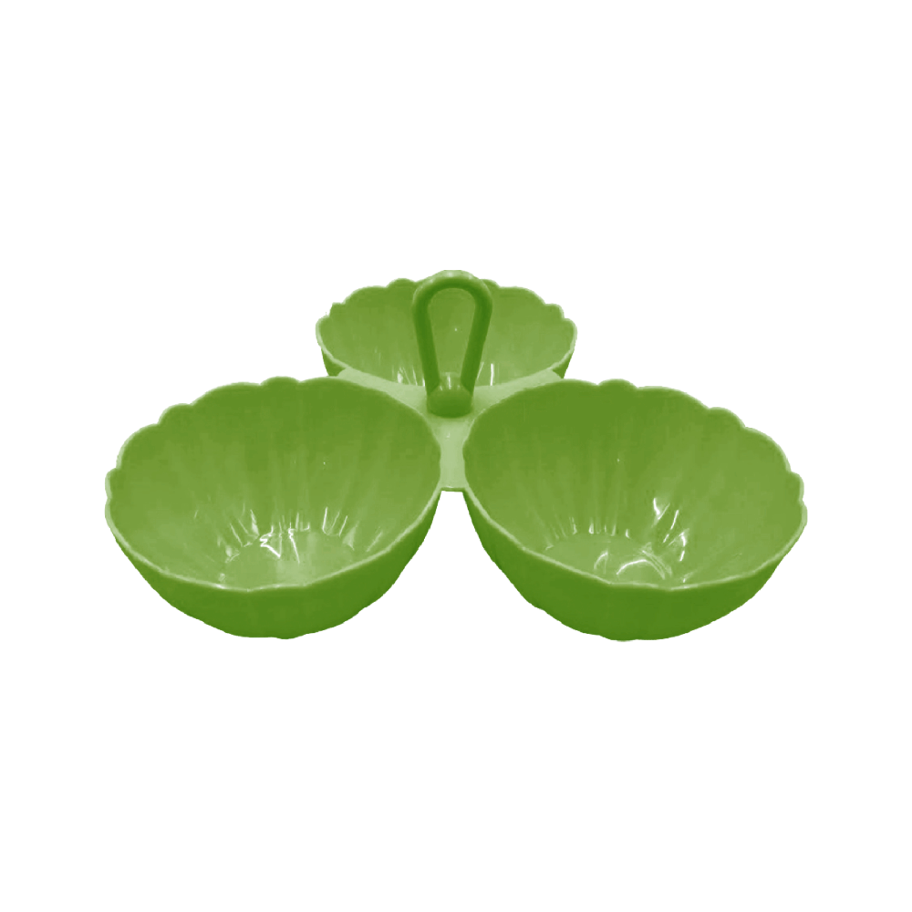 Salsera Triple de plástico