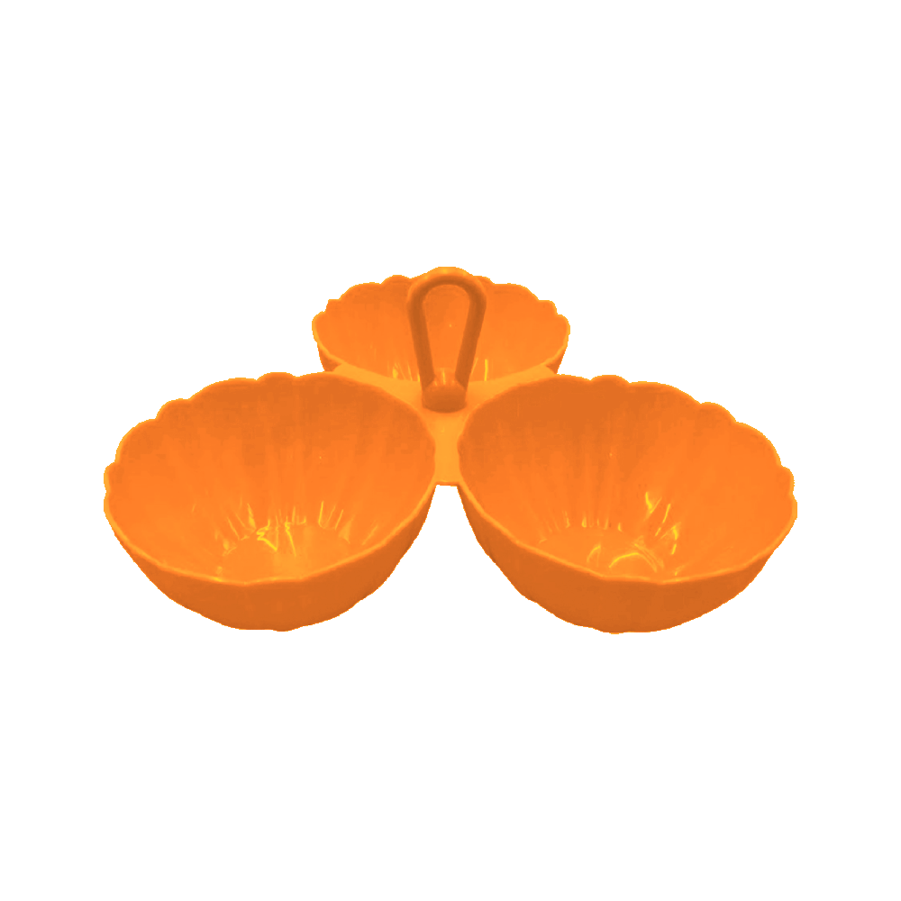 Salsera Triple de plástico